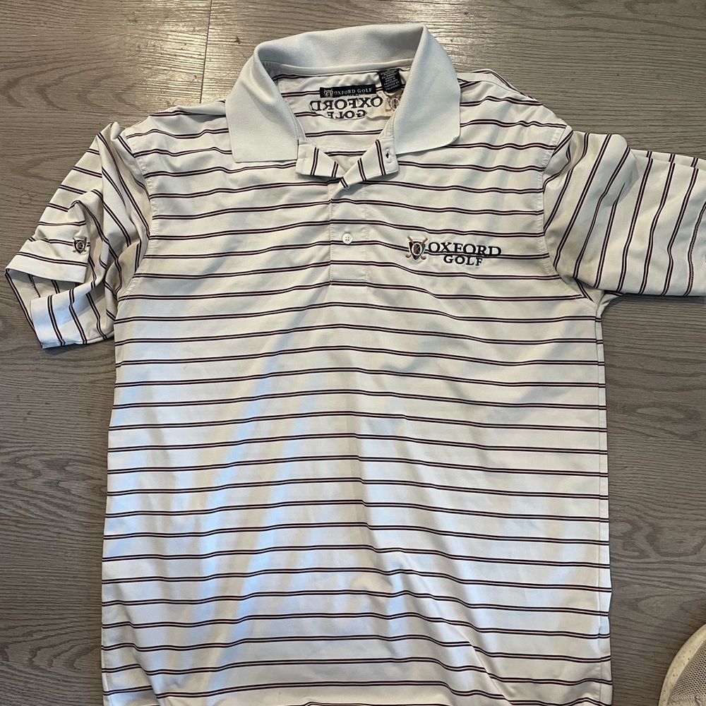 Oxford striped Golf polo